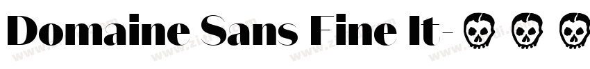 Domaine Sans Fine It字体转换